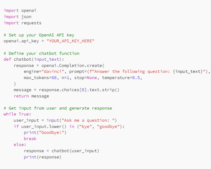 如何使用ChatGPT和Python构建简单的聊天机器人 - 煤油灯科技